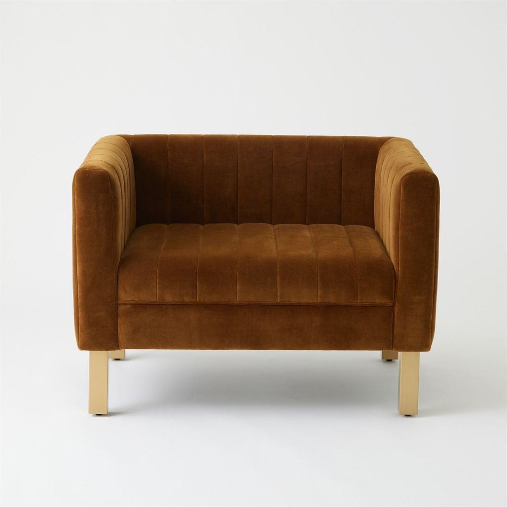 Lounge Chairs Perfectly Simple Chair-Cognac