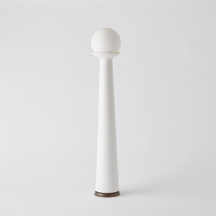 Floor Lamps Alabaster Bulb Tower Lamp-White