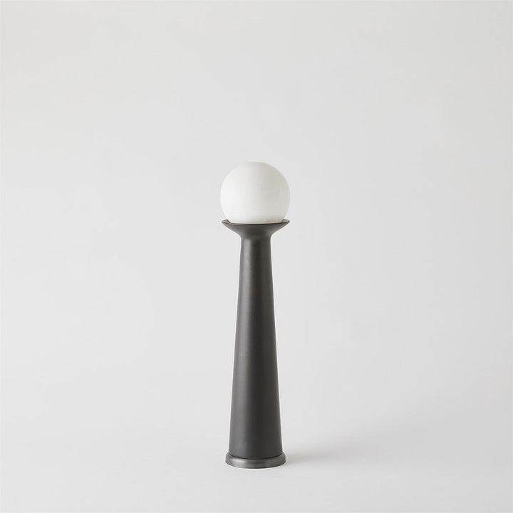 Floor Lamps Alabaster Bulb Tower Lamp-Black