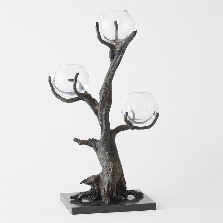Monterey 2 Vase Holder-Natural Iron
