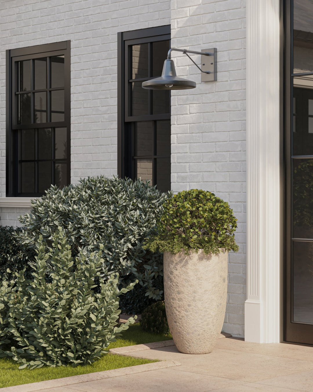 Outdoor Wall Sconces Mariner Silver Outdoor Wall Sconce