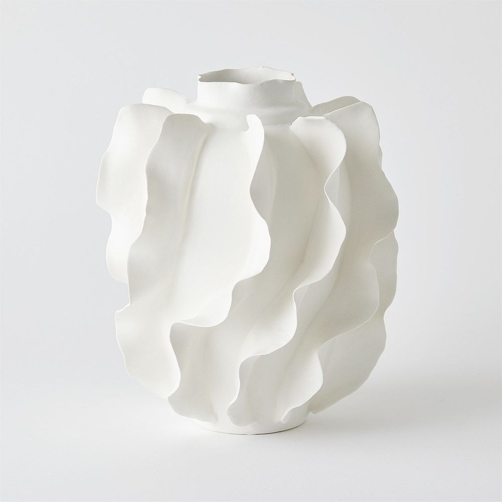 Folios Vase-Matte White