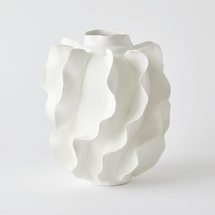 Folios Vase-Matte White