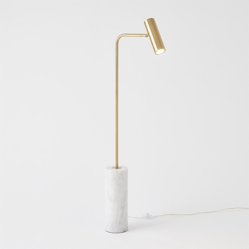 Spotlight Floor Lamp-Brass