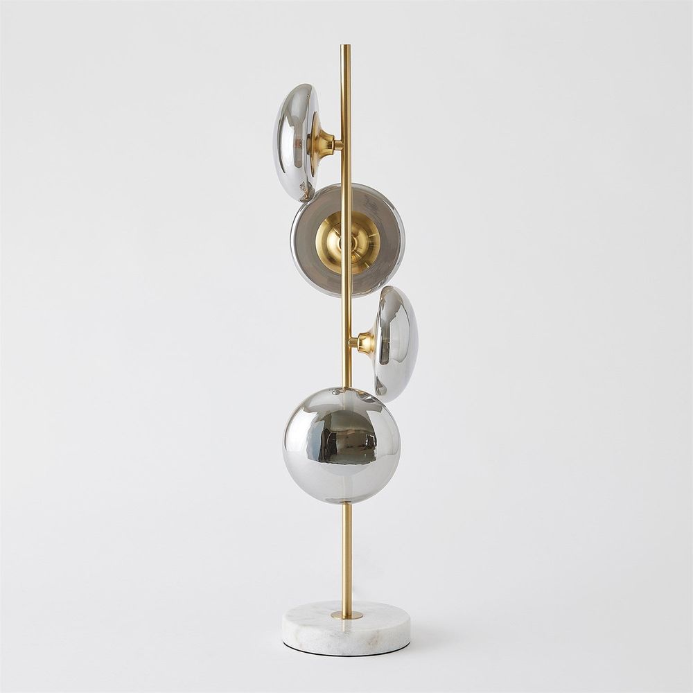 Stellar Table Lamp-Smoke/Brass