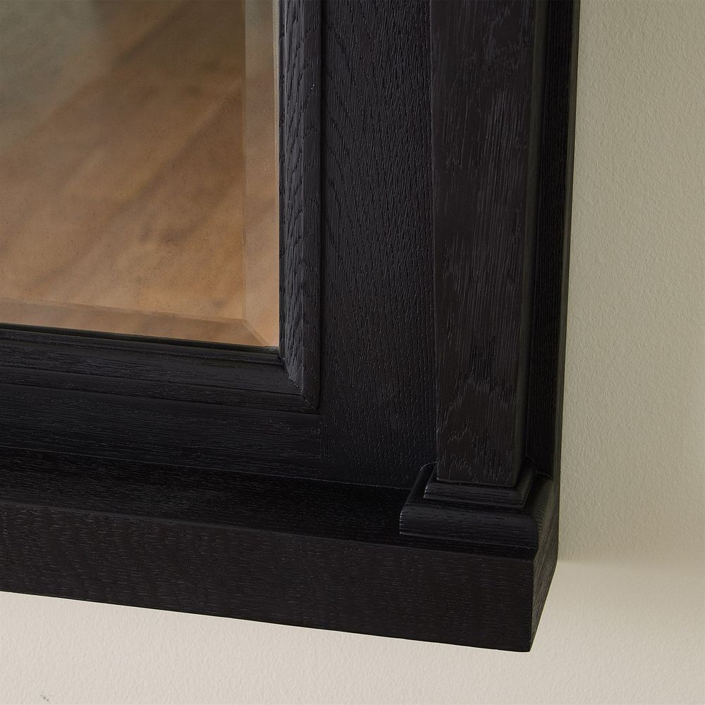 Standing Mirrors Josephine Floor Mirror-Blackened Oak