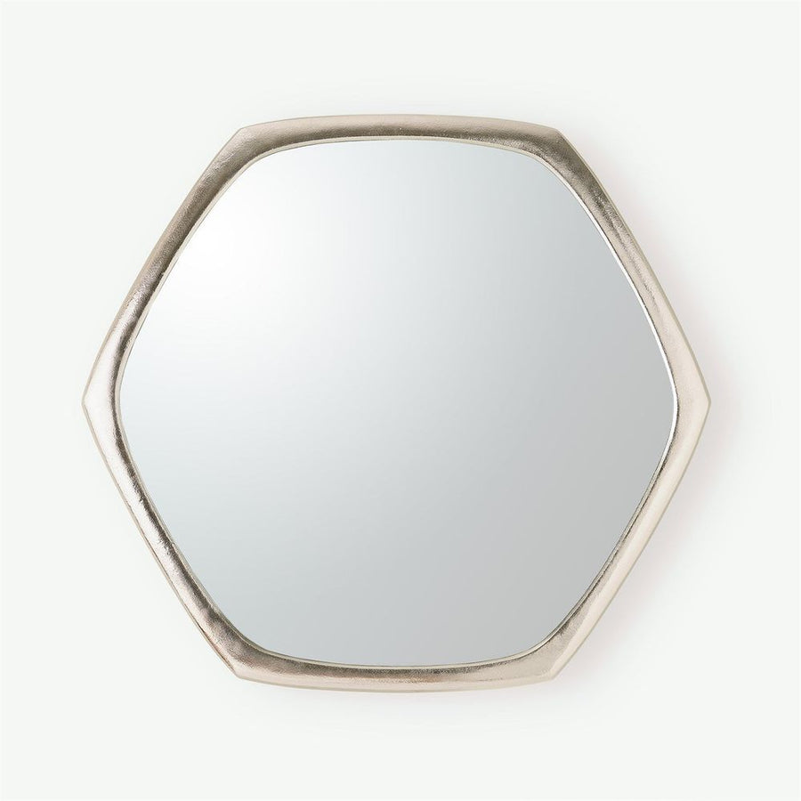 Wall Mirrors Hexagon Mirror-Nickel