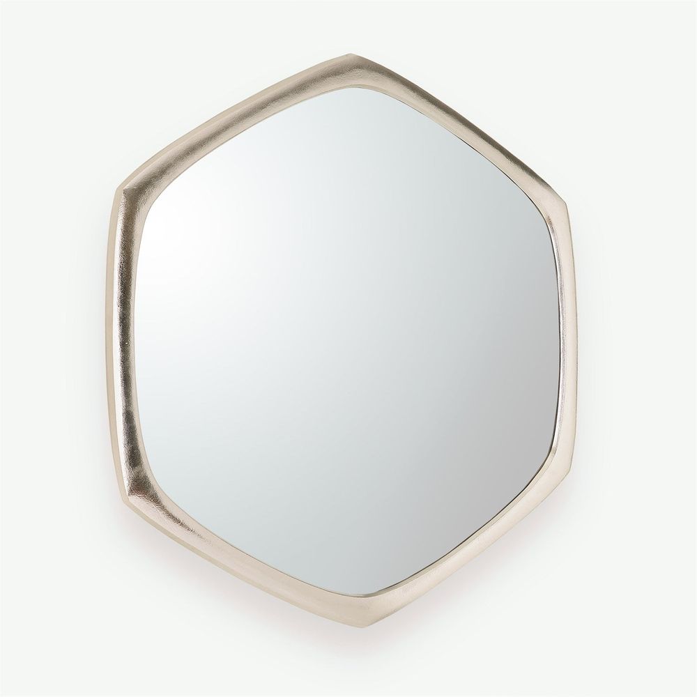 Wall Mirrors Hexagon Mirror-Nickel