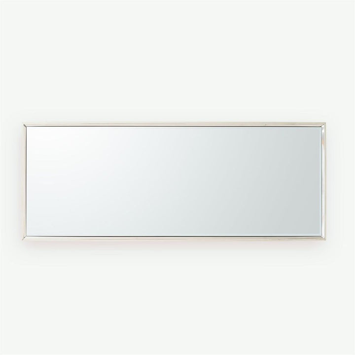 Standing Mirrors Reeves Floor Mirror-Nickel