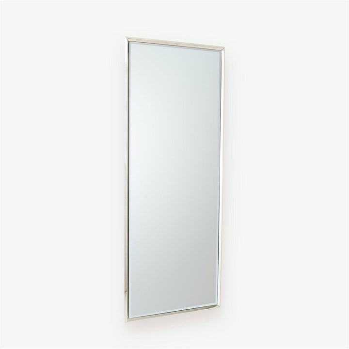 Standing Mirrors Reeves Floor Mirror-Nickel
