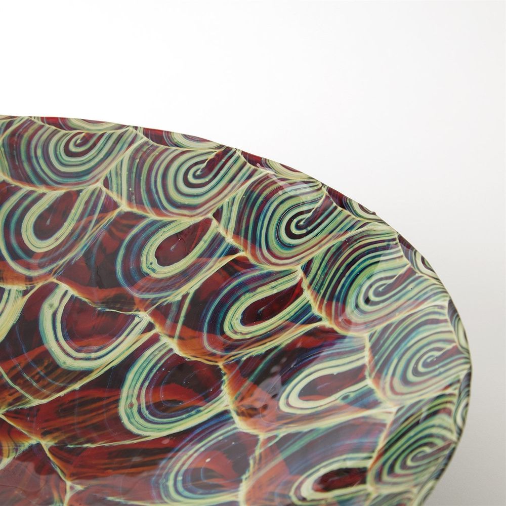 Decorative Objects Kaleidoscope Centerpiece-Plum