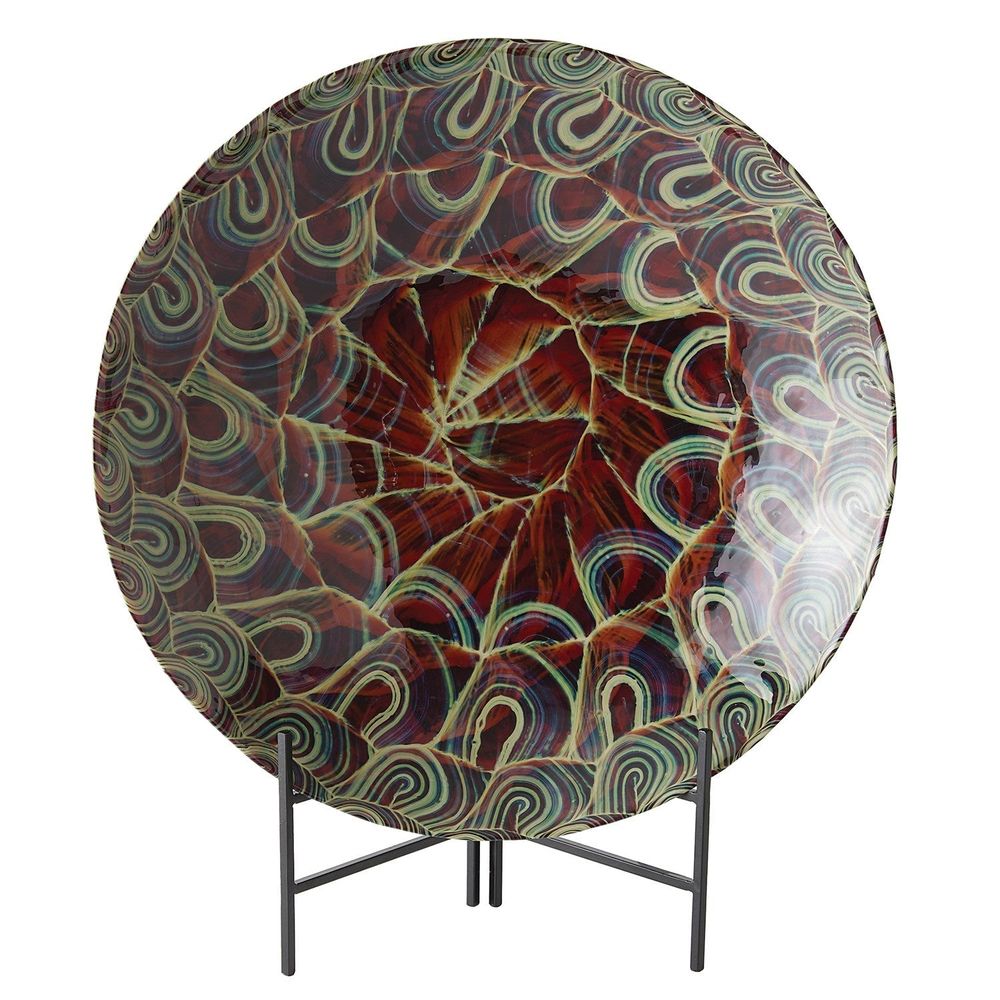 Decorative Objects Kaleidoscope Centerpiece-Plum