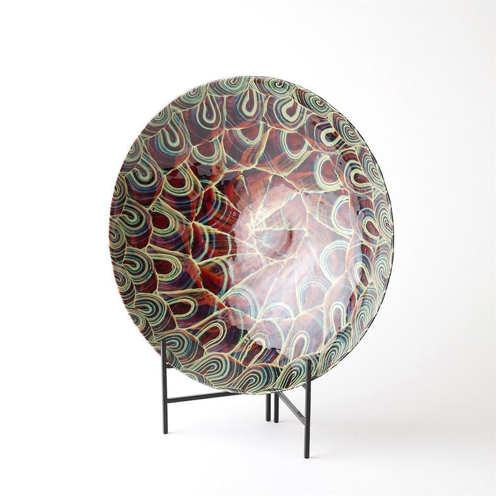 Decorative Objects Kaleidoscope Centerpiece-Plum