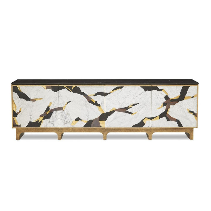 TV Stands & Media Consoles Majestic Inlay Media Cabinet