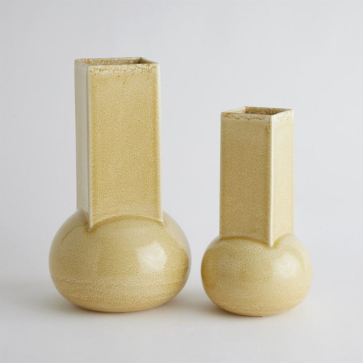Vases Crocus Vase - Reactive Mustard Large