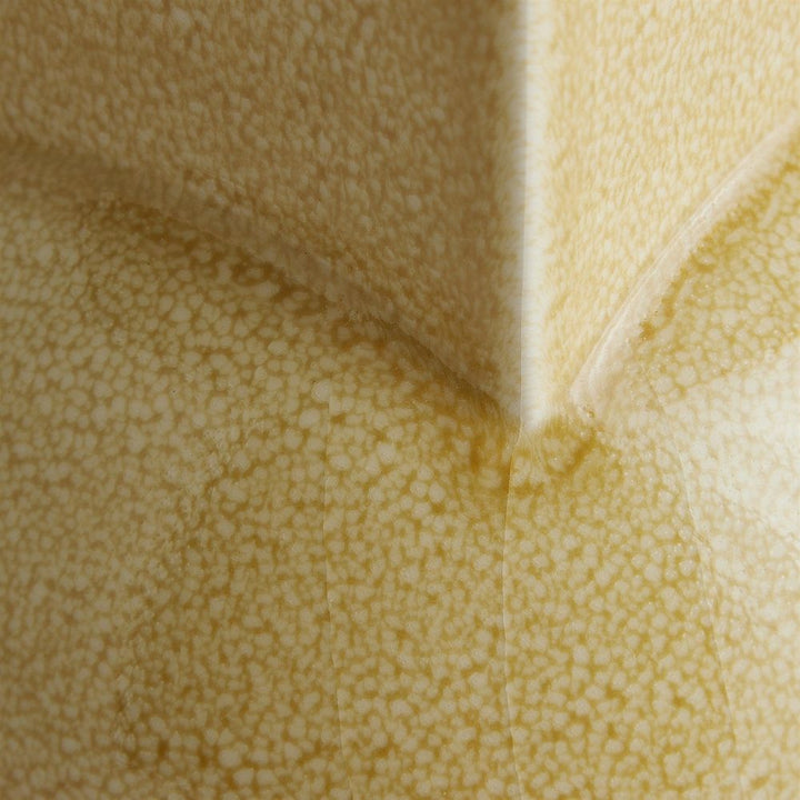 Crocus Vase - Reactive Mustard Large