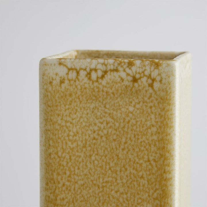 Crocus Vase - Reactive Mustard Large