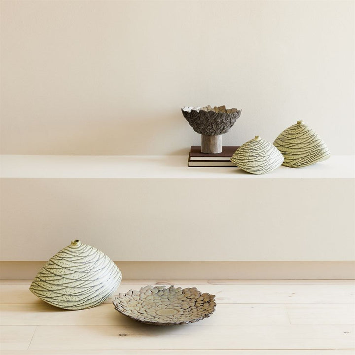 Petaled Pedestal Compote-Natural