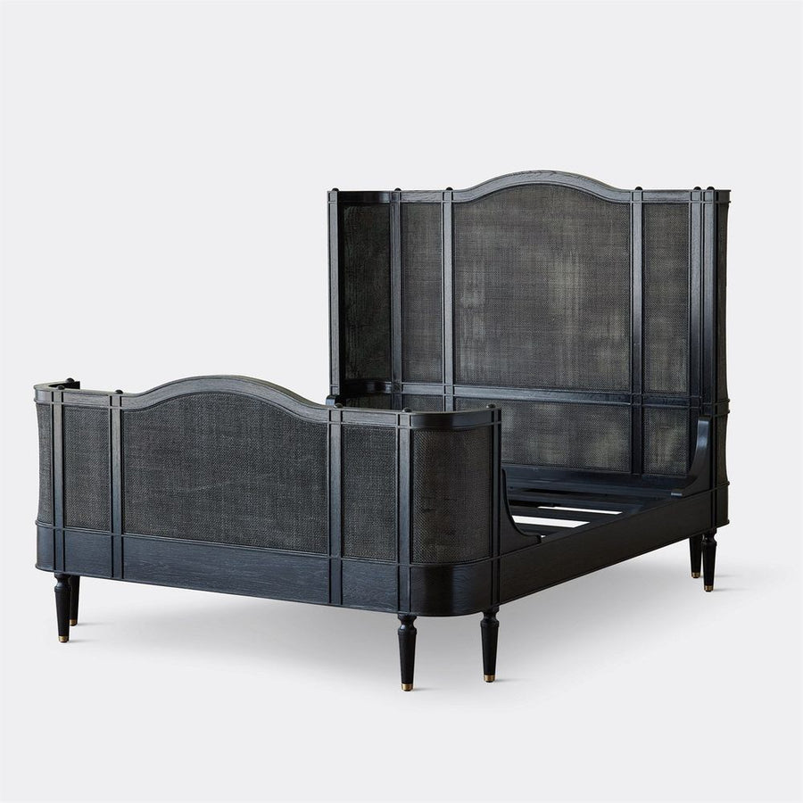 Beds Josephine Queen Bed-Blackened Oak