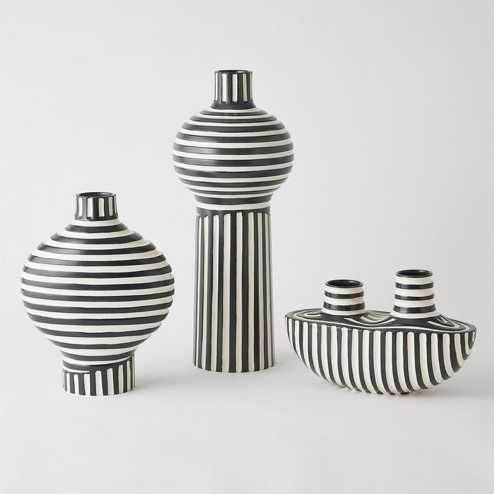 Vases Colbert Vase-Black/White-Short