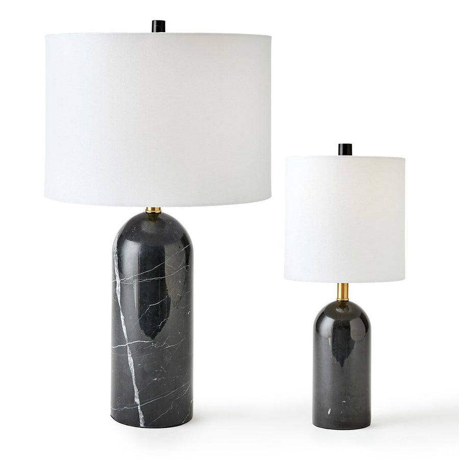 Table Lamps Callanish Marble Lamp-Black-Sm