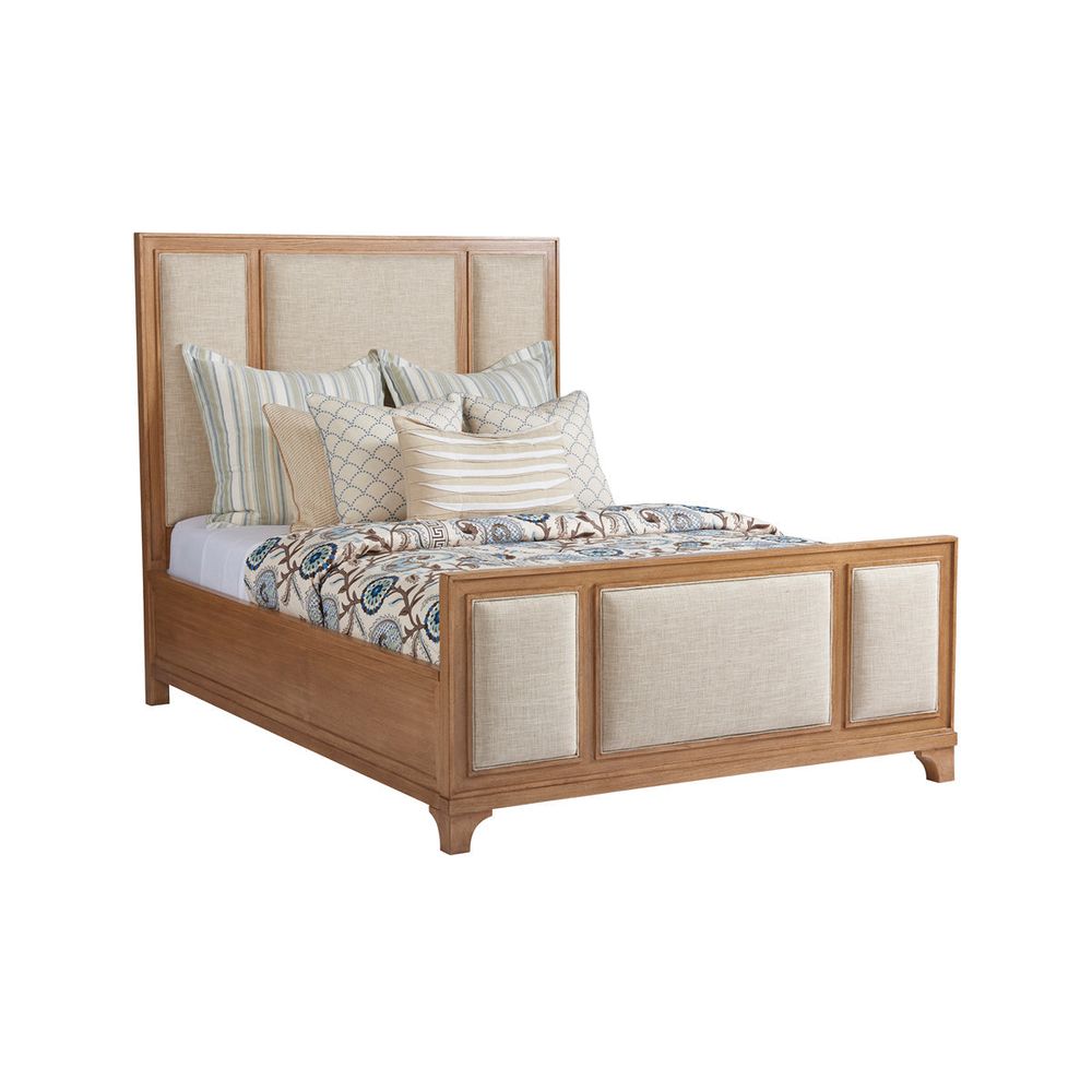 Beds Crystal Cove Upholstered Panel Bed 5/0 Queen - Sandstone