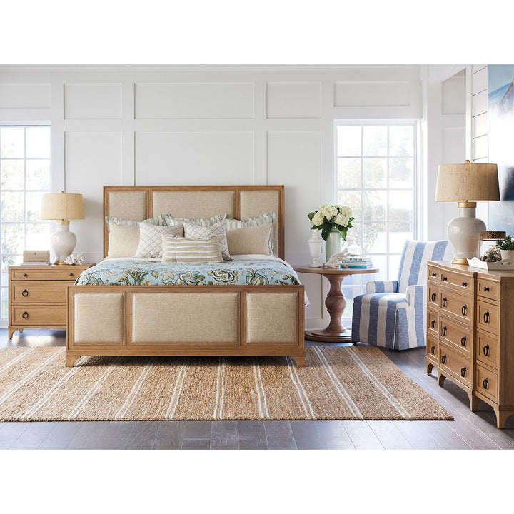 Beds Crystal Cove Upholstered Panel Bed 6/6 King - Sandstone
