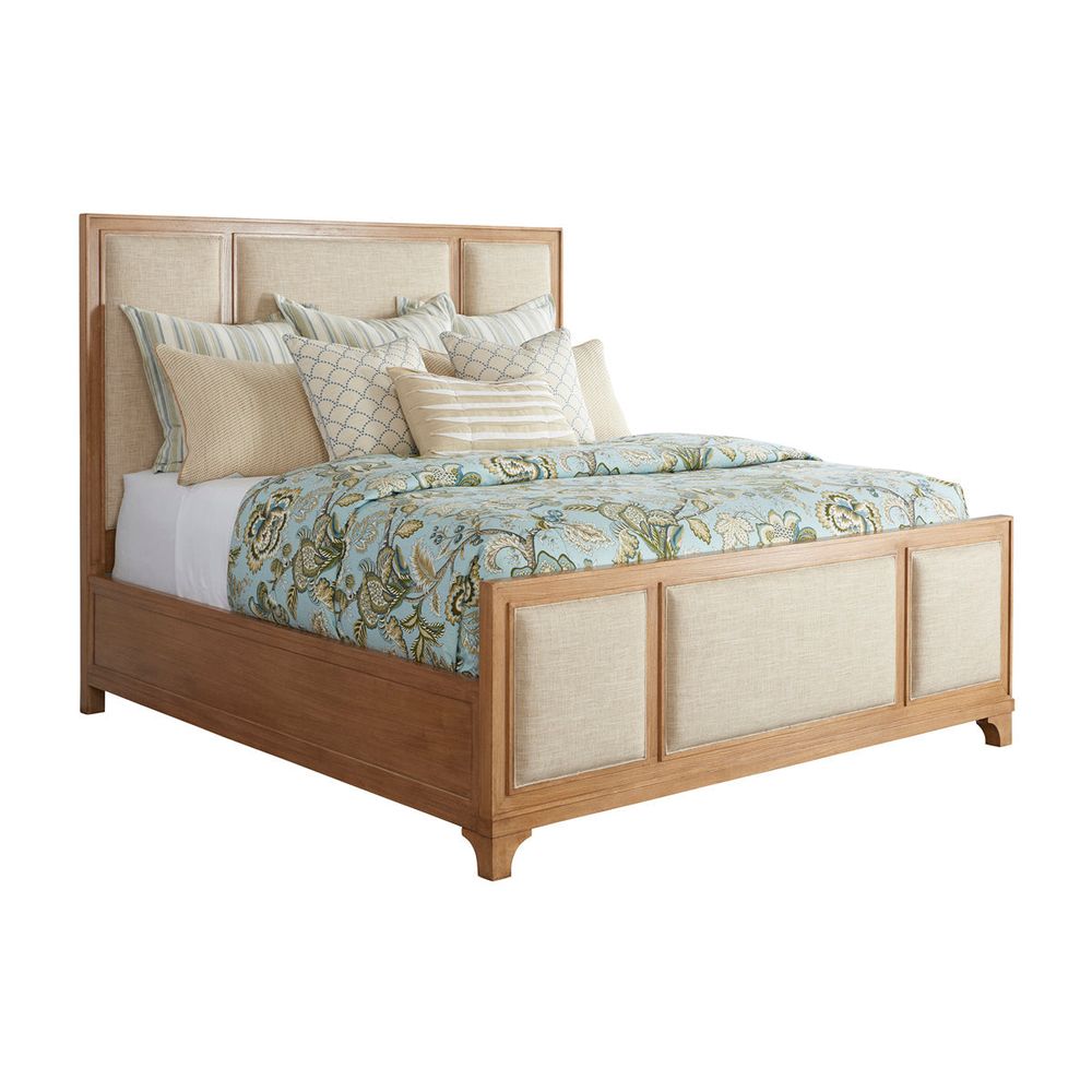Beds Crystal Cove Upholstered Panel Bed 6/6 King - Sandstone