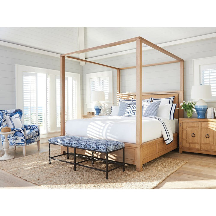Beds Shorecliff Canopy Bed 6/6 King - Sandstone