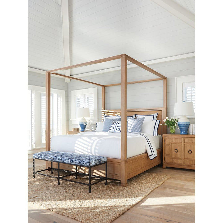 Beds Shorecliff Canopy Bed 6/0 California King - Sandstone