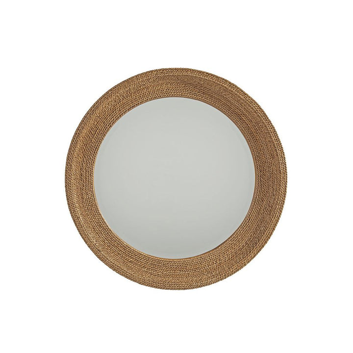Mirrors La Jolla Woven Round Mirror - Sandstone