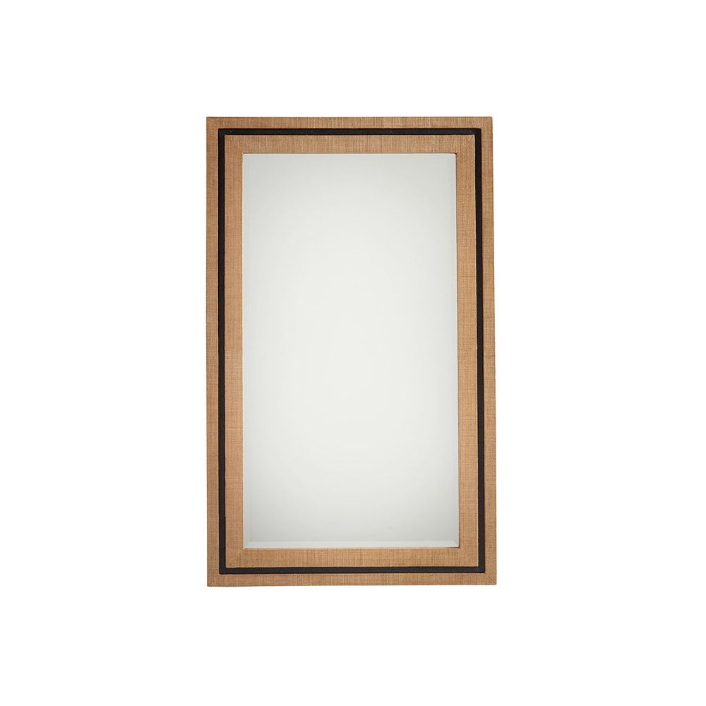 Mirrors La Costa Rectangular Raffia Mirror - Sandstone