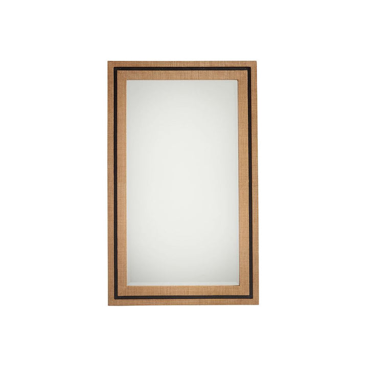 Mirrors La Costa Rectangular Raffia Mirror - Sandstone