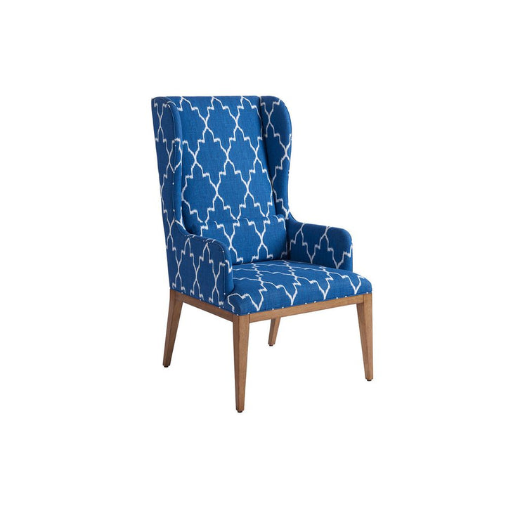 Dining Chairs Seacliff Upholstered Host Wing Chair - Sandstone