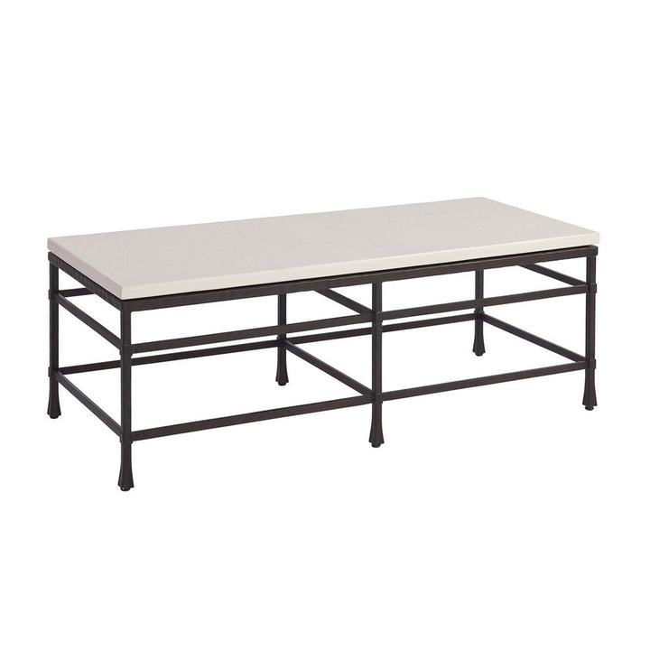 Coffee Tables Breakwater Metal And Stone Cocktail Table - Sandstone