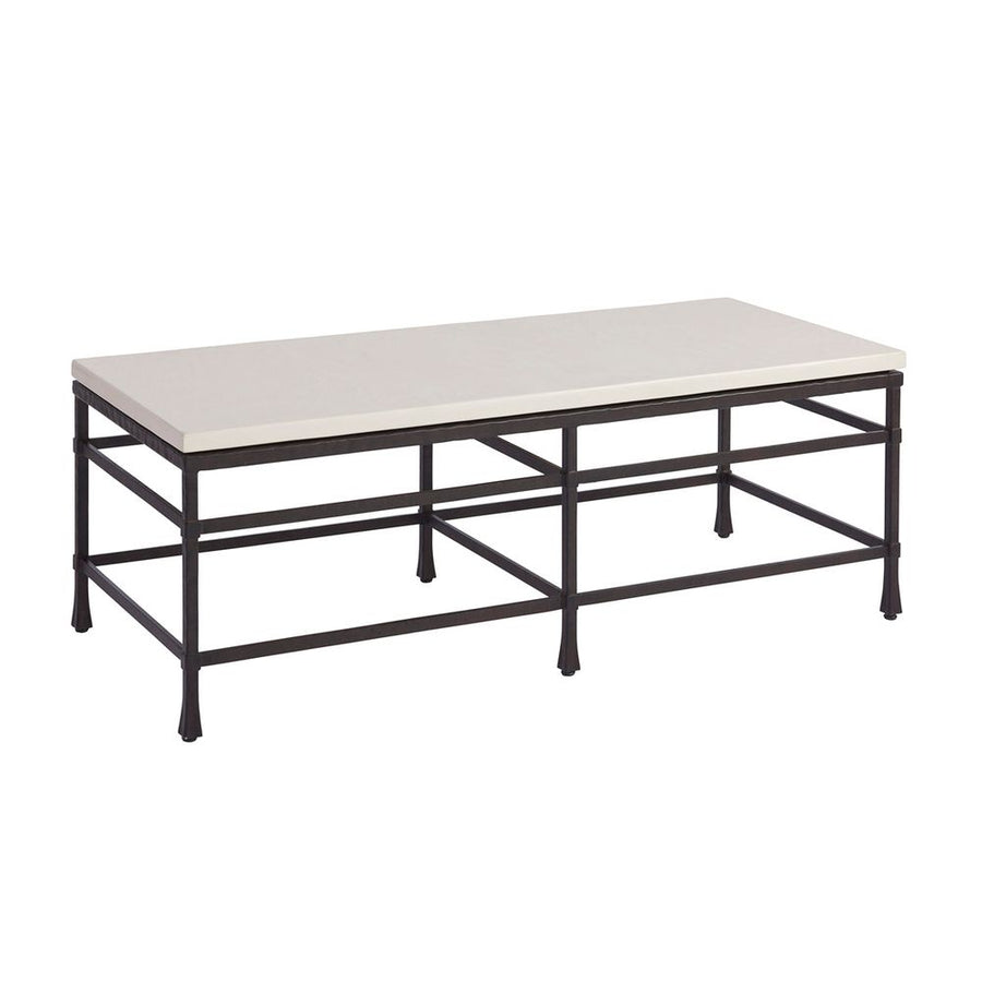 Coffee Tables Breakwater Metal And Stone Cocktail Table - Sandstone