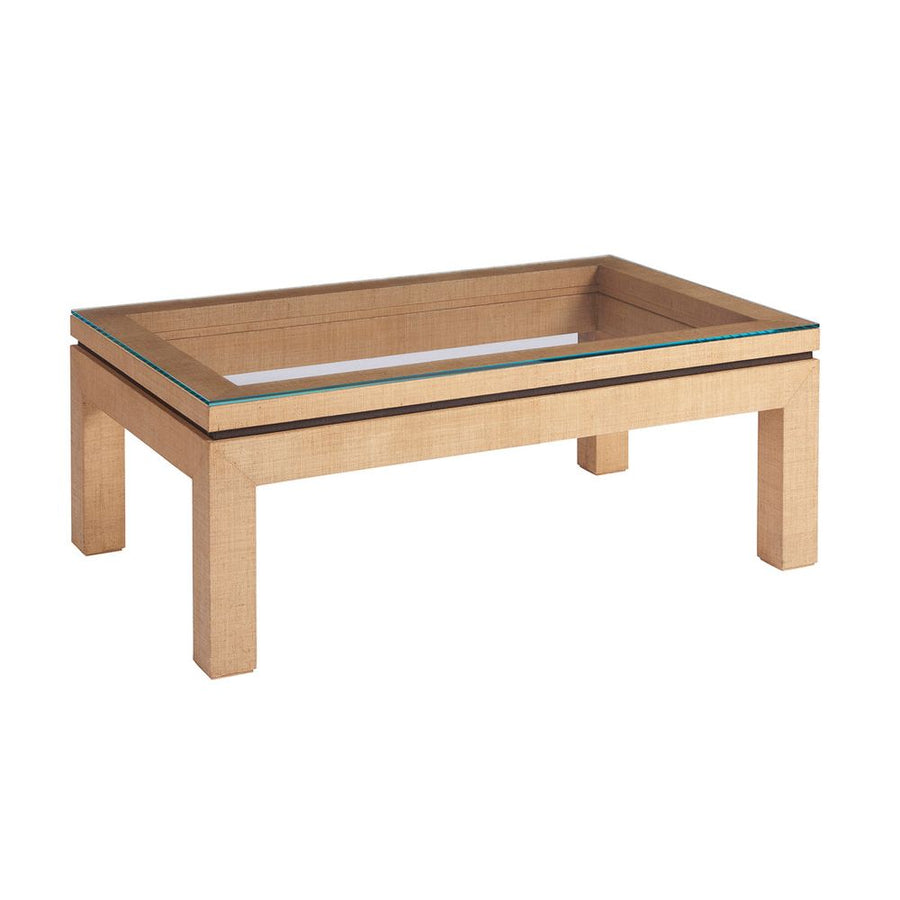 Coffee Tables Harbor Raffia Cocktail Table - Sandstone