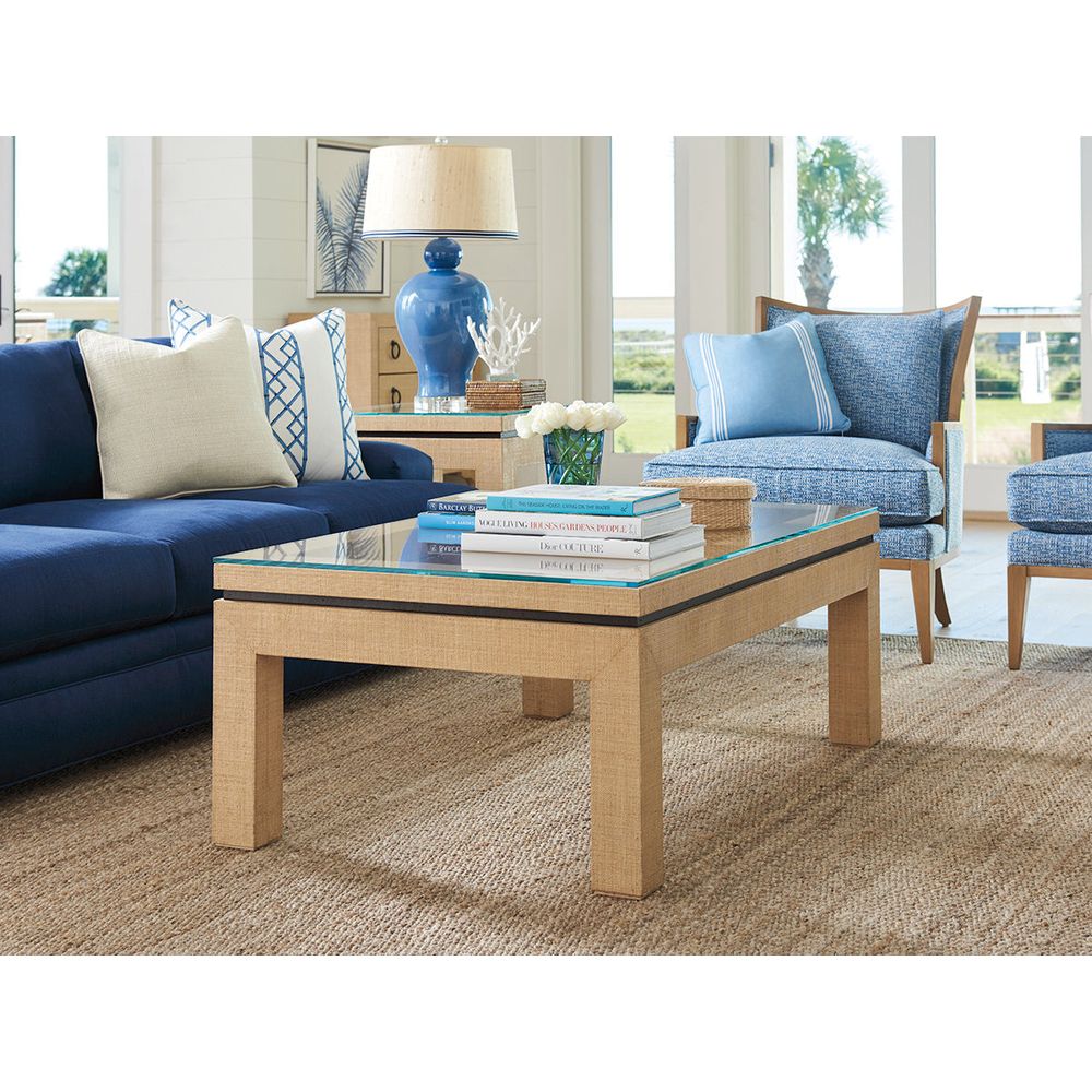 Coffee Tables Harbor Raffia Cocktail Table - Sandstone