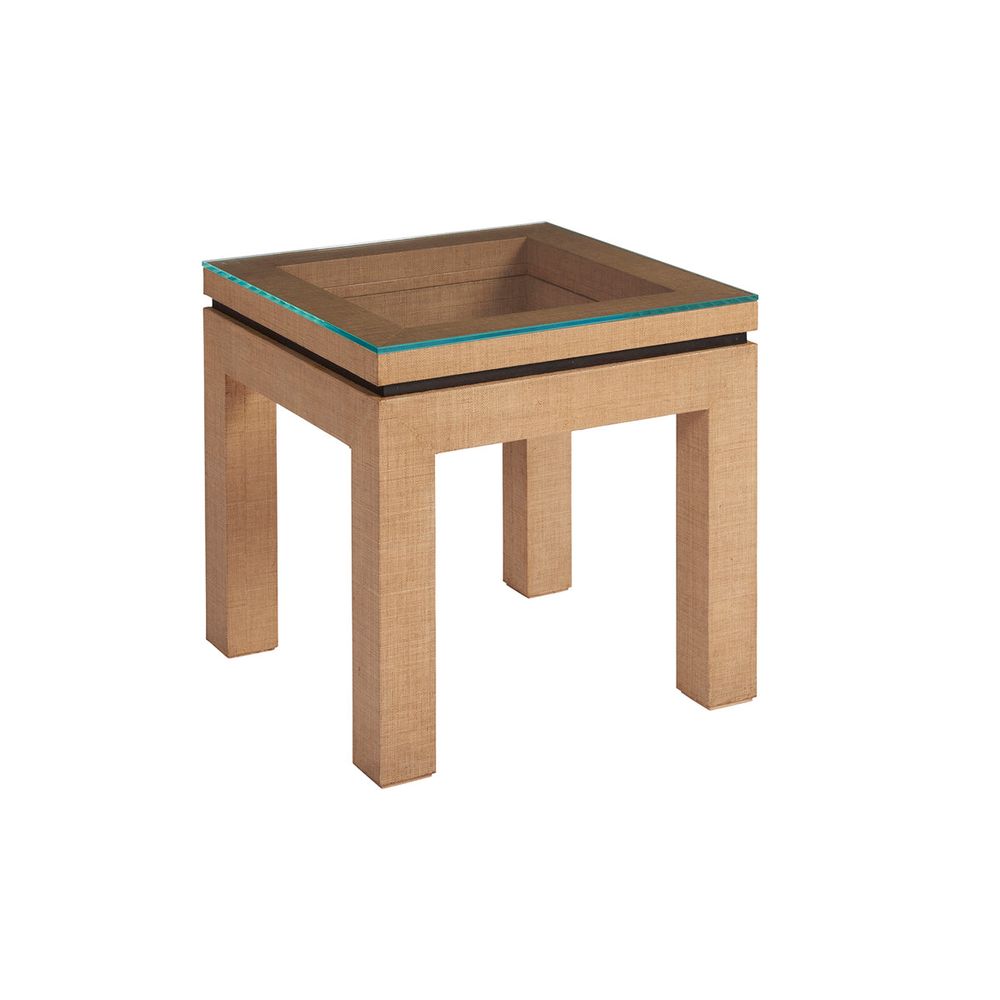 Side Tables Harbor Raffia Lamp Table - Sandstone