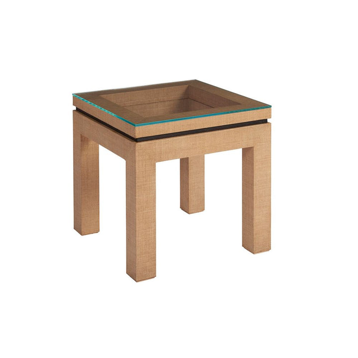 Side Tables Harbor Raffia Lamp Table - Sandstone
