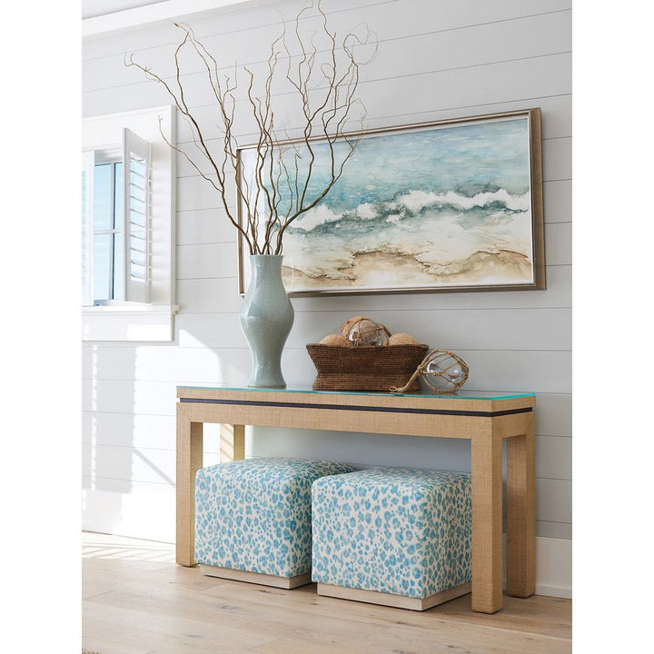Console Tables Harbor Raffia Console - Sandstone