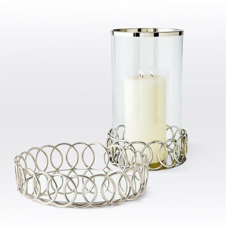 Serveware: Trays Loops Tray-Nickel