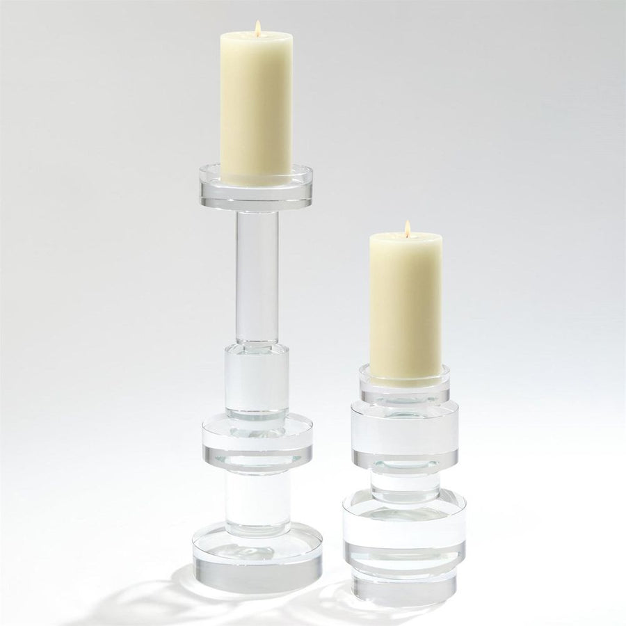 Candle Holders Brilliant Round Pillar Holder-Sm
