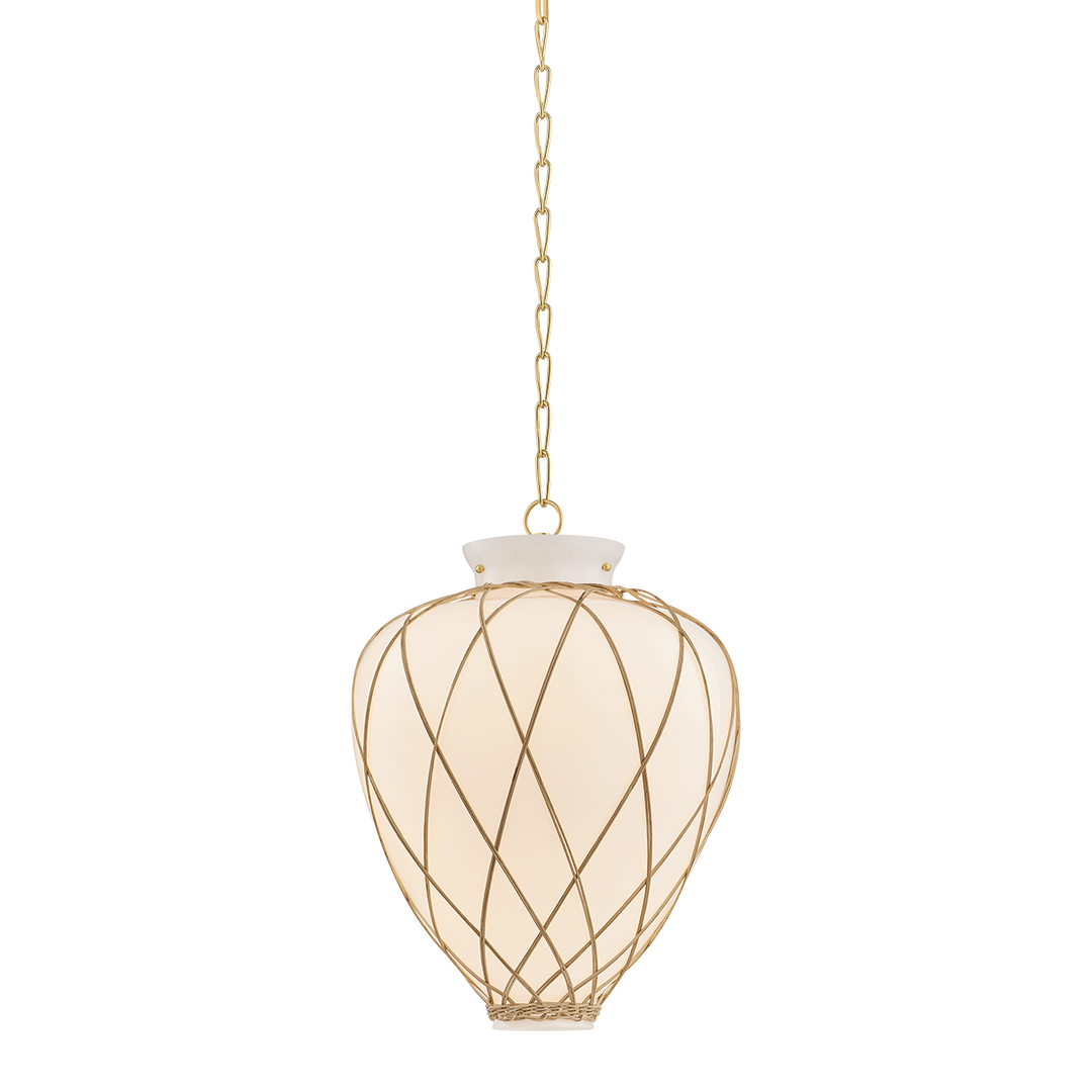 Apple Valley Pendant - Aged Brass