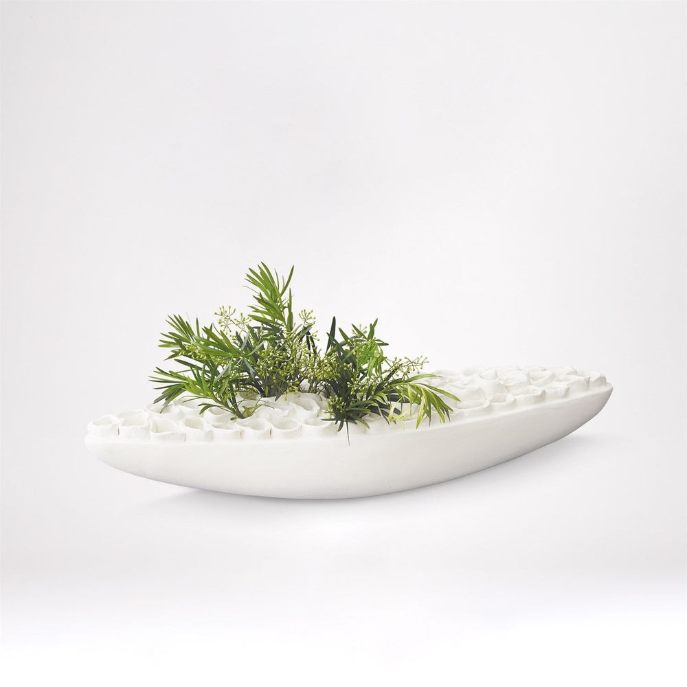 Decor Reef Centerpiece-Matte White