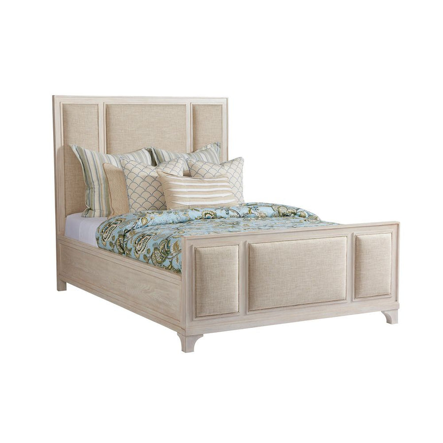 Beds Crystal Cove Upholstered Panel Bed 5/0 Queen - Sailcloth