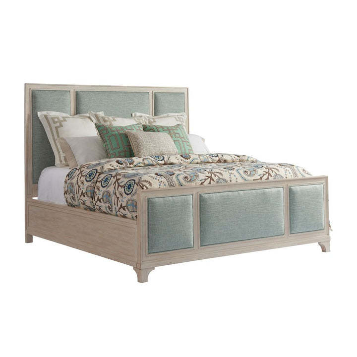 Beds Crystal Cove Upholstered Panel Bed 5/0 Queen - Sailcloth