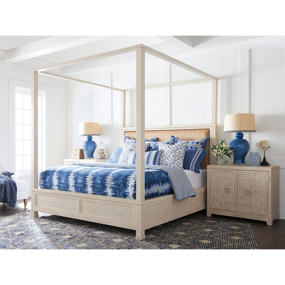Beds Shorecliff Canopy Bed 6/6 King - Sailcloth