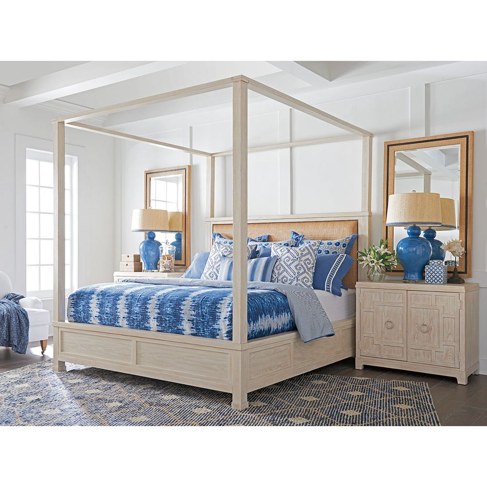 Beds Shorecliff Canopy Bed 6/6 King - Sailcloth