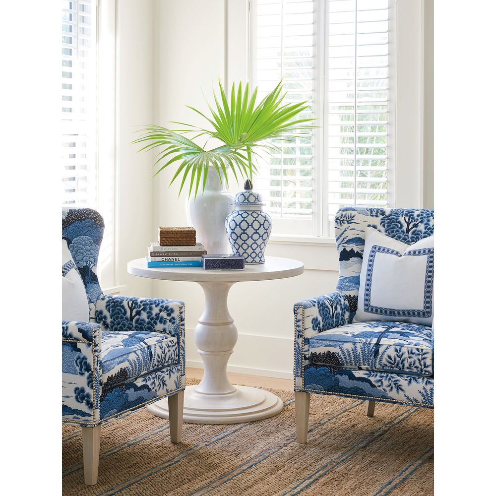 Side Tables Corona Del Mar Center Table - Sailcloth